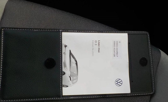 Volkswagen ID.3 cena 50900 przebieg: 23711, rok produkcji 2022 z Ustrzyki Dolne małe 379